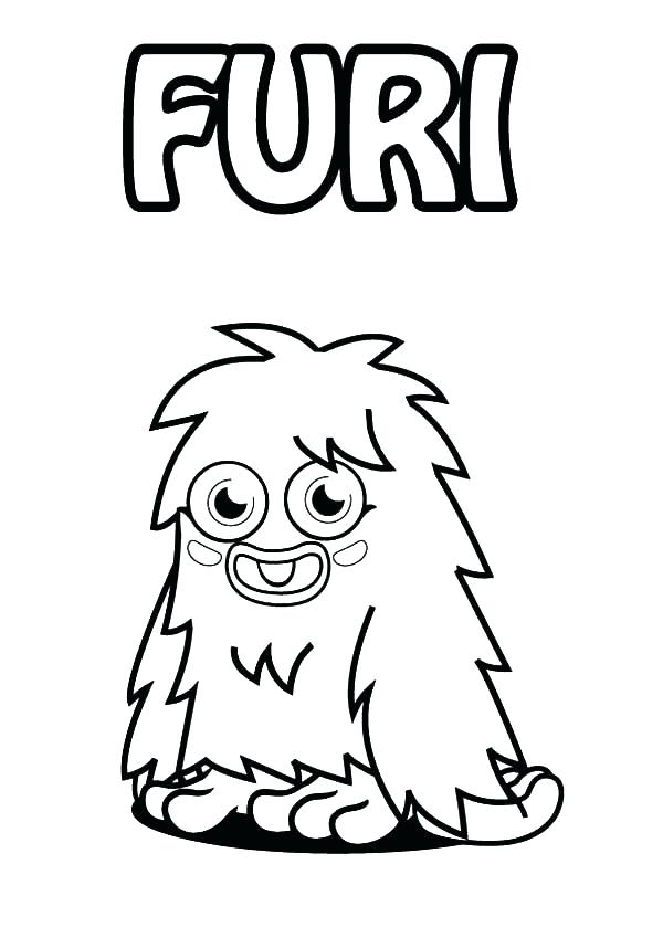 600x849 Moshi Monster Coloring Pages Best Of Monsters Coloring Pages