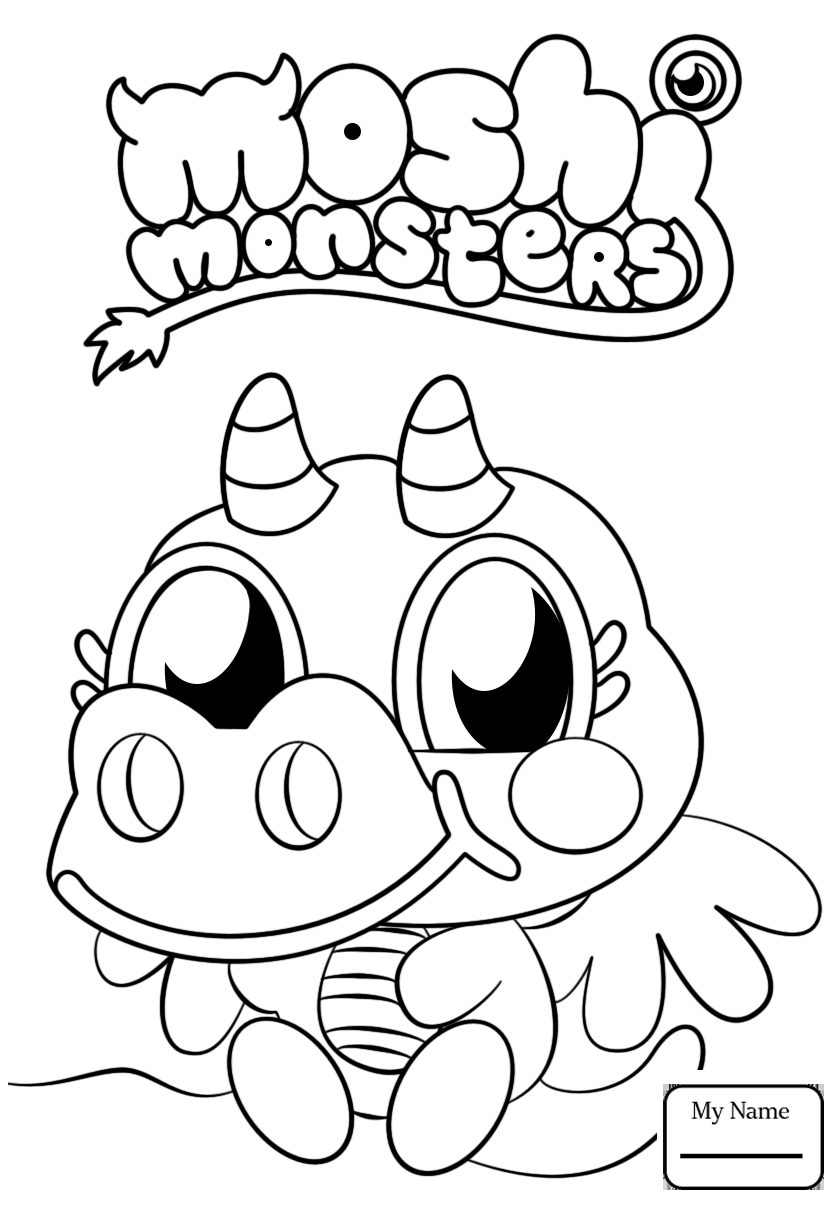 840x1210 Moshling Coloring Pages Discover All