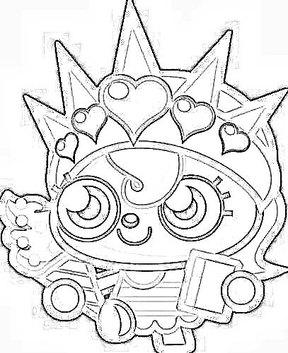 407x500 Iggy Moshling Coloring Pages On Dibujos De Moshi Monsters Para