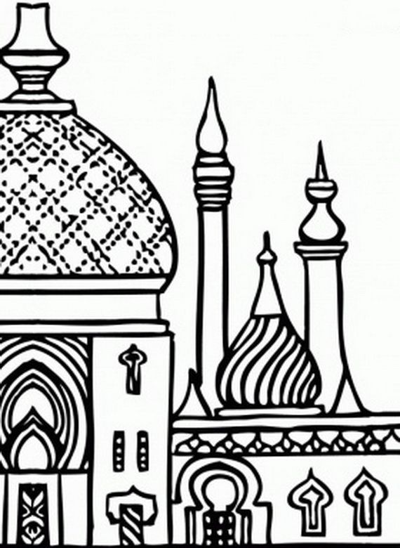 570x780 Isra Miraj Islamic Coloring Pages 2012 Islamic, Ramadan