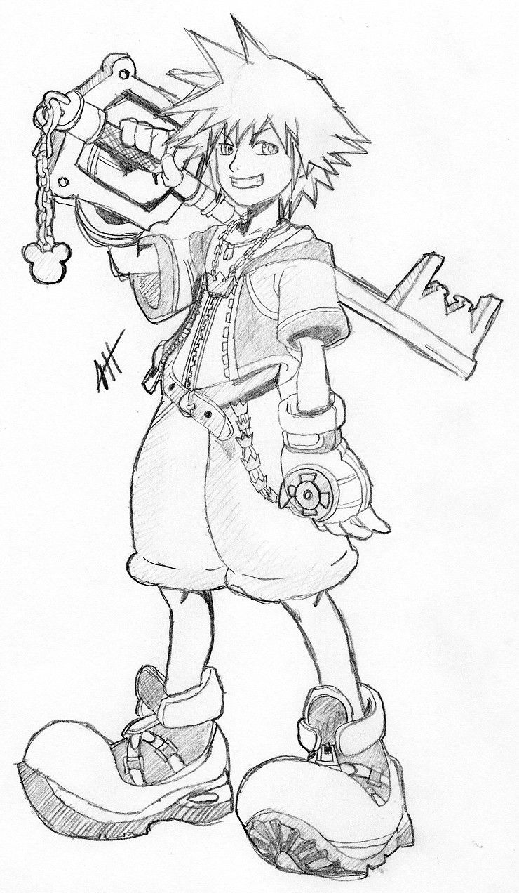 740x1272 Kingdom Hearts Coloring Pages Pictures