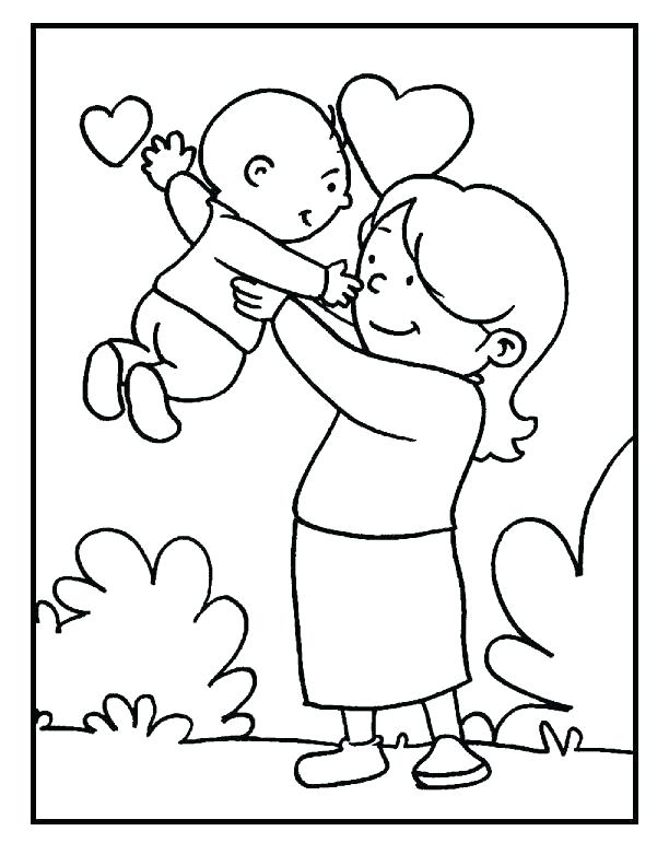 612x792 Coloring Pages For Moms Mothers Coloring Pages I Love You Mom