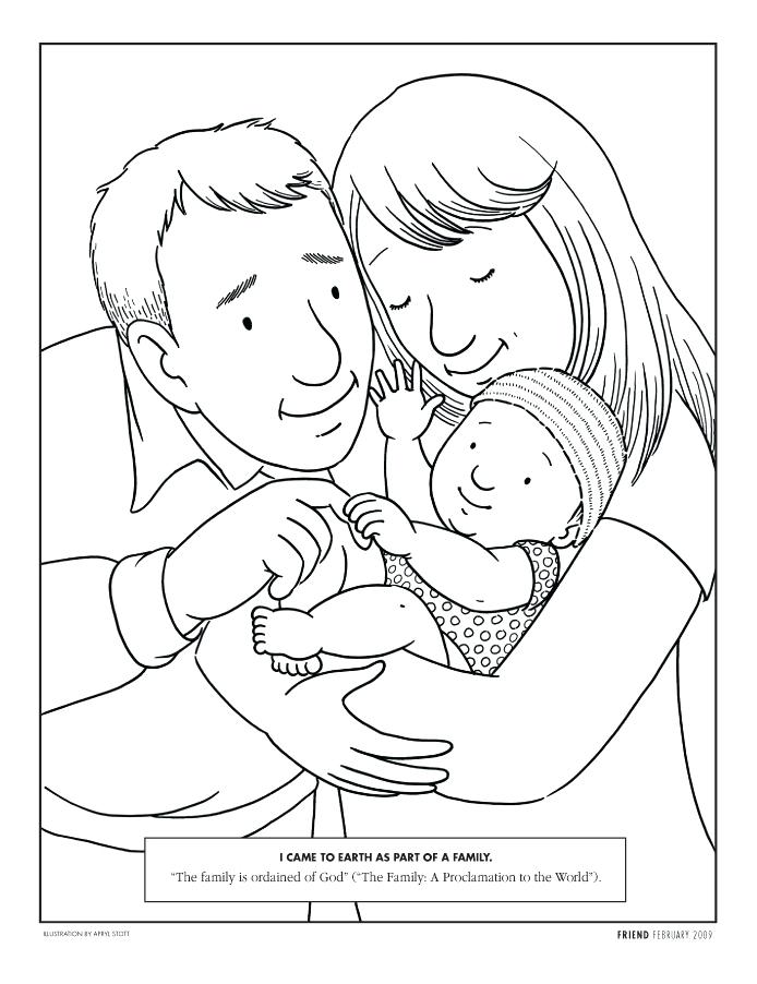 694x902 Mom Baby Coloring Pages Mom Dad Coloring Page New Mom