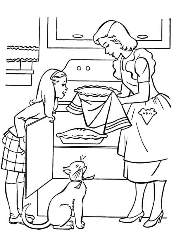 595x842 30 Free Printable Mother's Day Coloring Pages