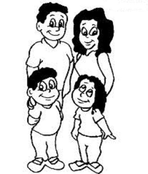 507x595 Parents Day Coloring Pages