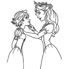 Mother Daughter Coloring Pages