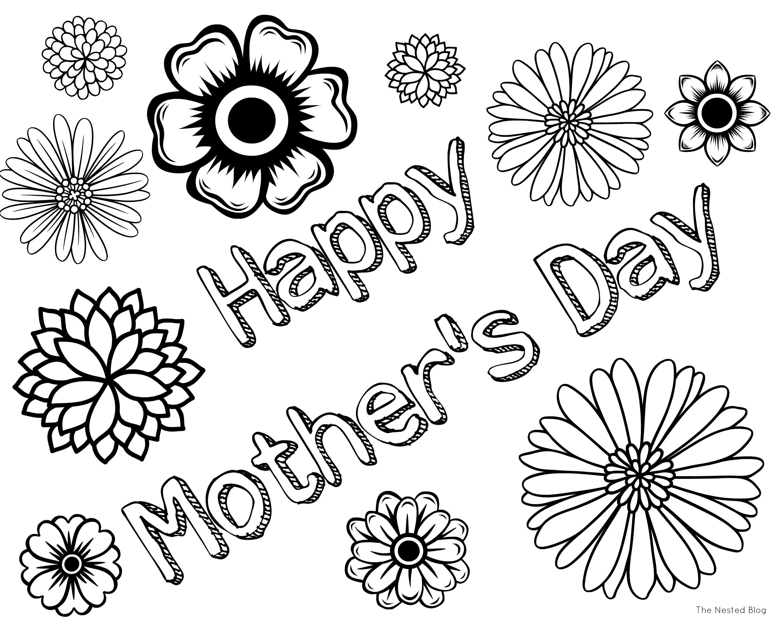 3000x2400 Mothers Day Coloring Pages Getcoloringpages Gallery Of Printable