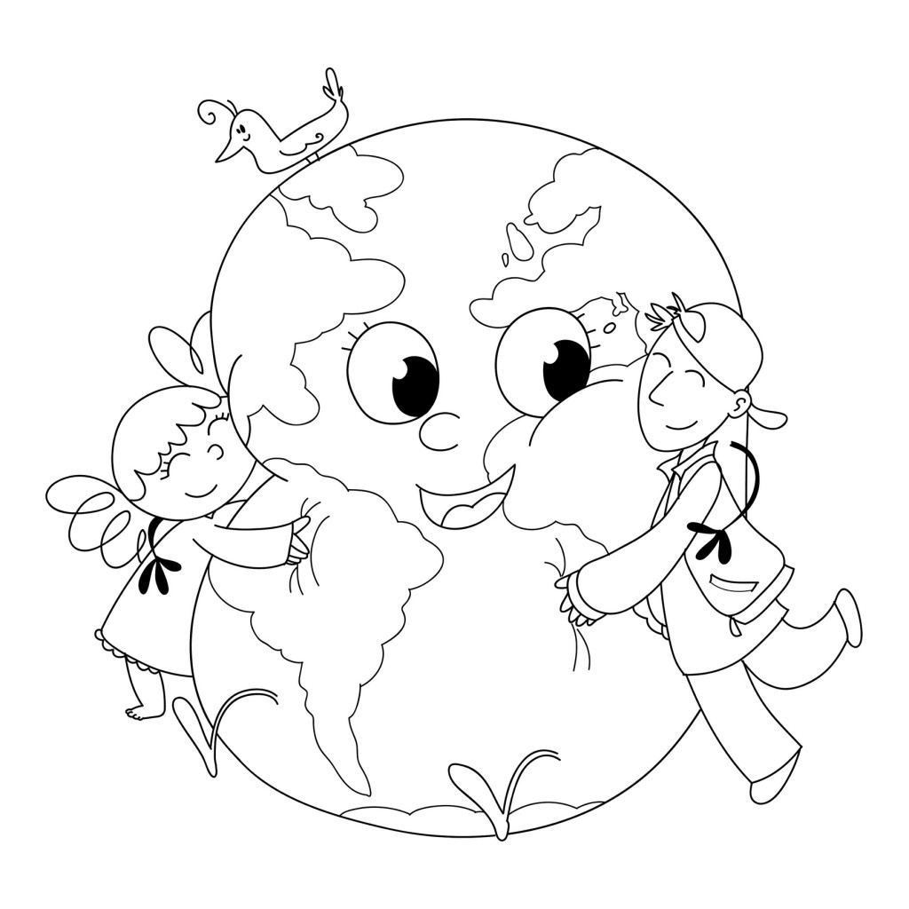 1024x1024 Show Mother Earth Some Love! Grab Your Crayons And Let's Color