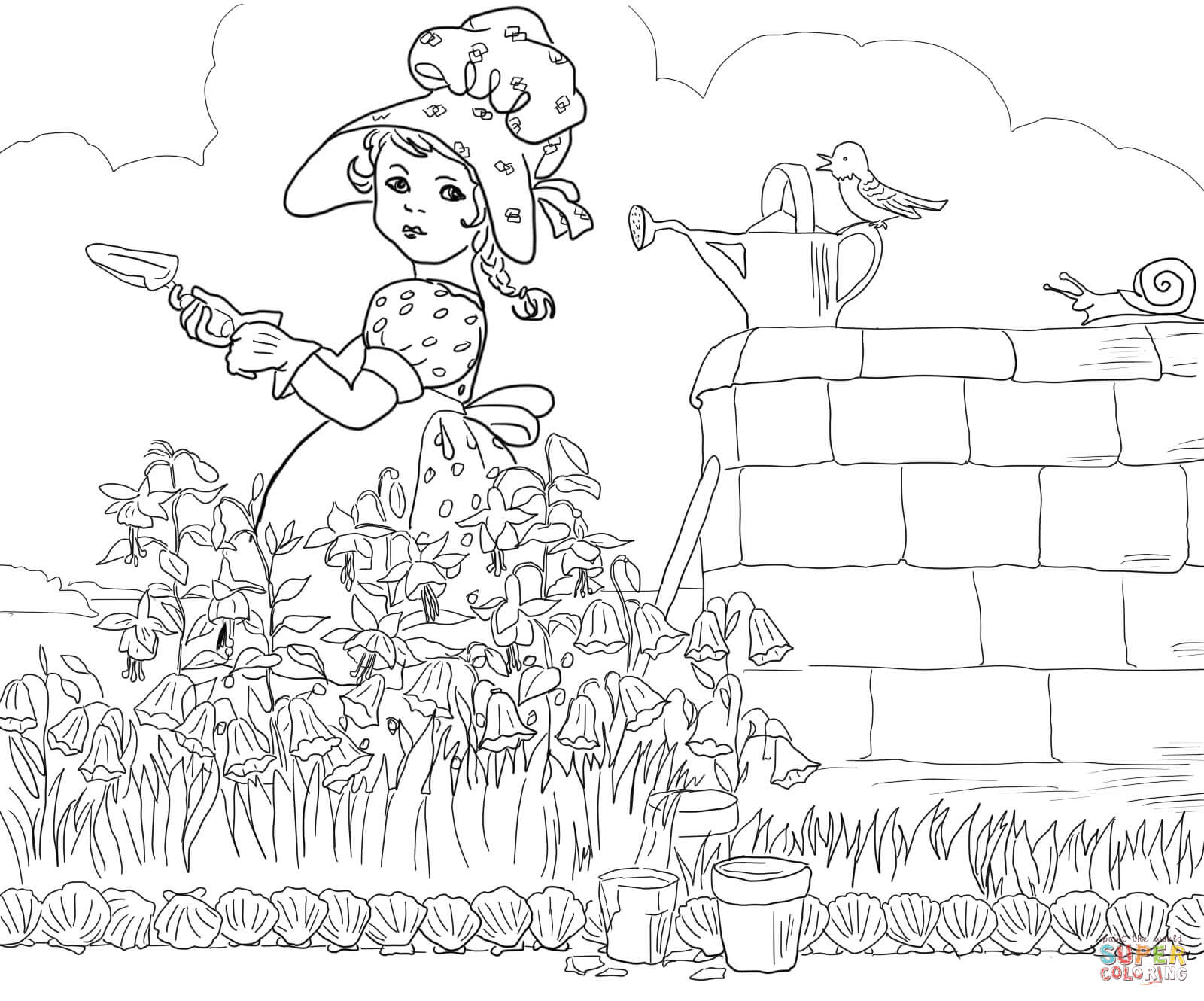 1600x1330 Nursery Rhymes Coloring Pages Mother Goose Nursery Rhymes Coloring