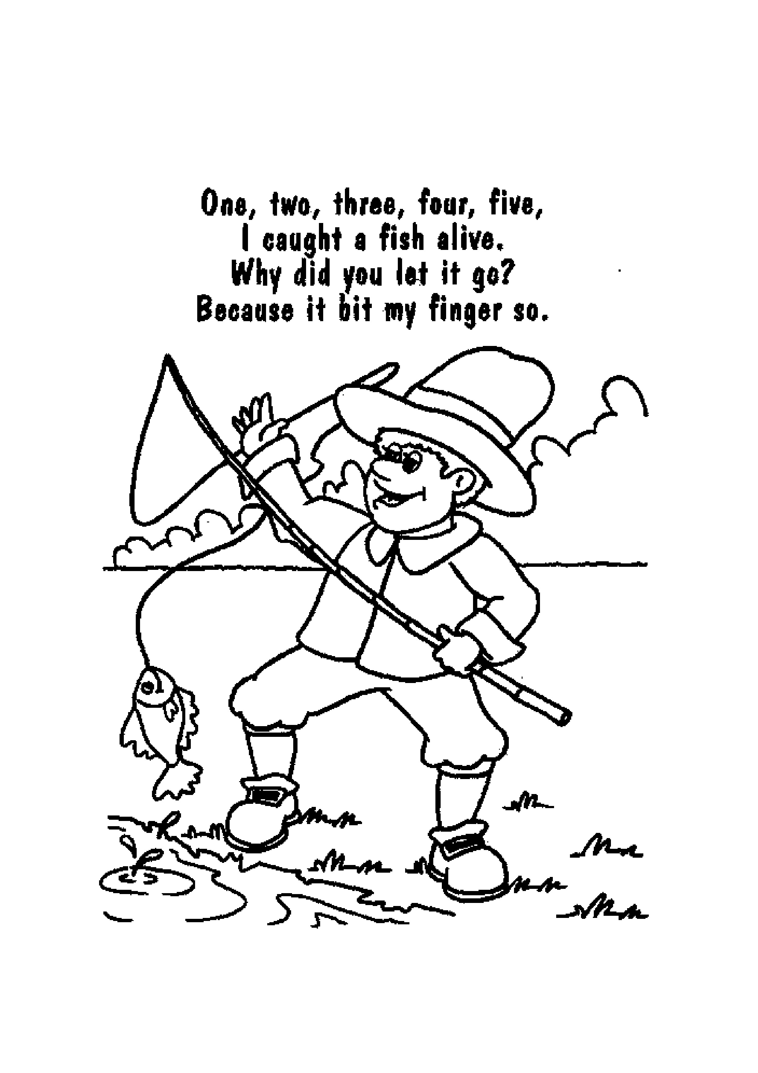 2479x3508 Mother Goose Nursery Rhymes Coloring Pages Free And Rhyme