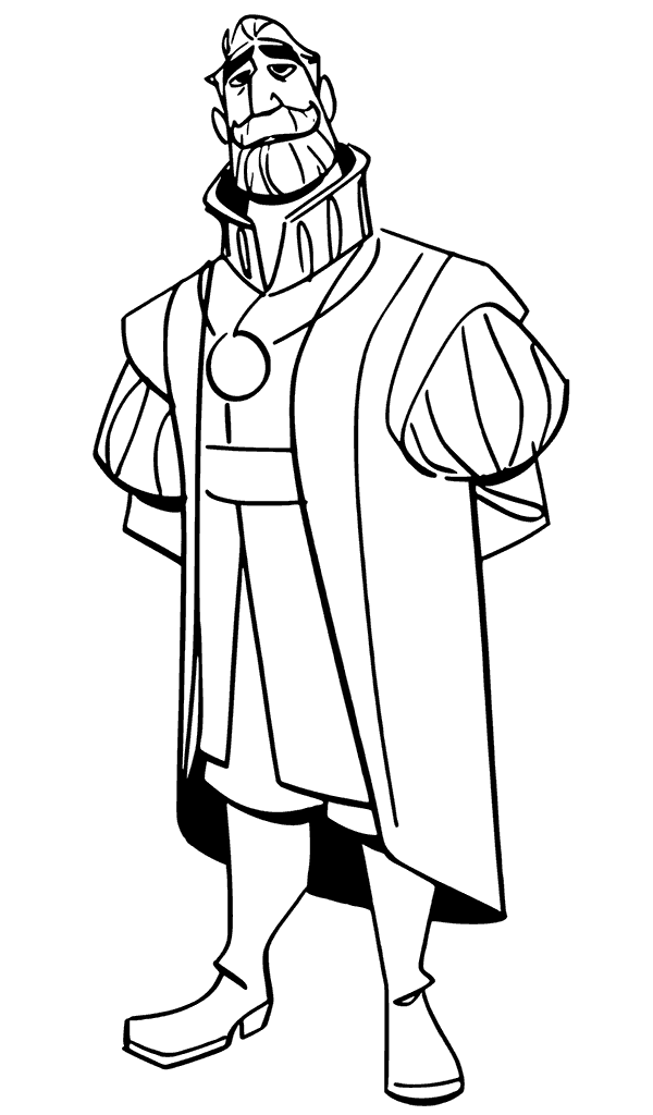 600x1024 Printable Tangled The Series Coloring Pages