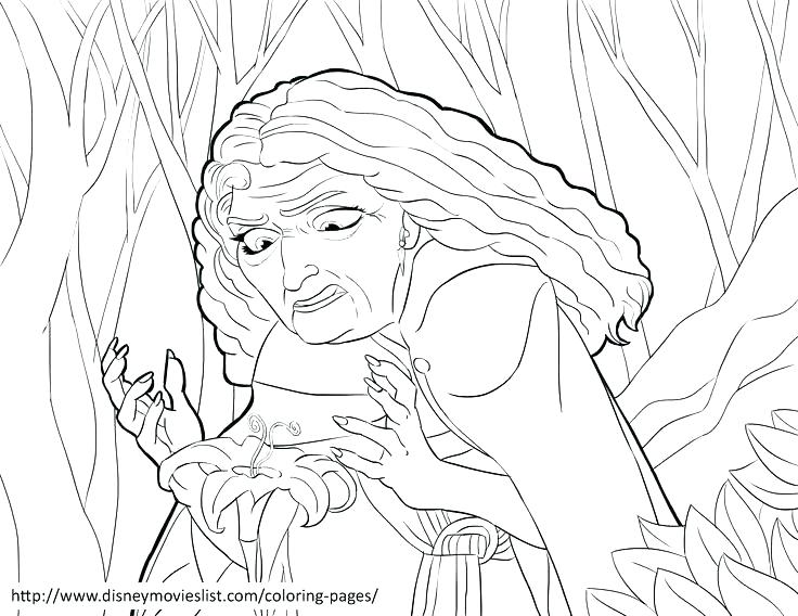 736x568 Tangled Mother Gothel Coloring Pages Tangled Mother Coloring Pages