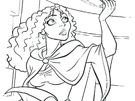 440x330 Tangled Mother Gothel Coloring Pages Wonderful Tangled Mother