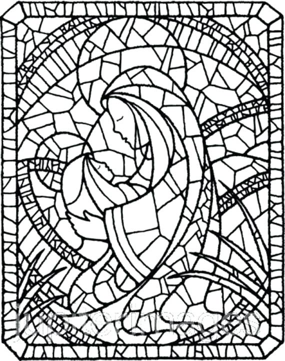 570x722 Coloring Pages Blessed Mother Mary The Assumption Of Blessed