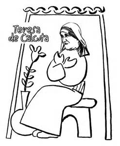 247x300 Blessed Mother Teresa Coloring Pages Sketch Template Dessin