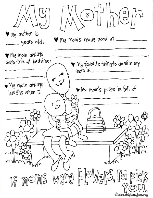 600x777 Mothers Day Coloring Pages To Celebrate The Best Mom Skip To My Lou