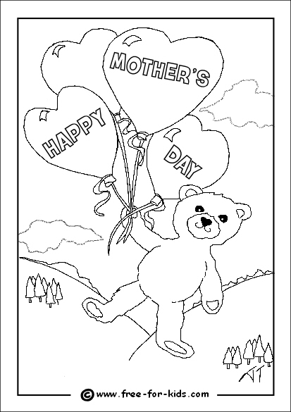 413x585 Mothers Day Colouring Sheets
