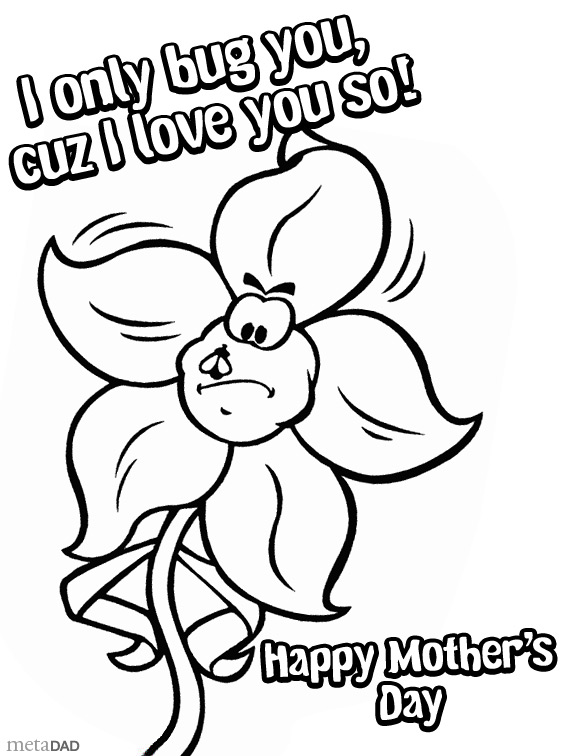 567x756 Printable Mother's Day Coloring Pages