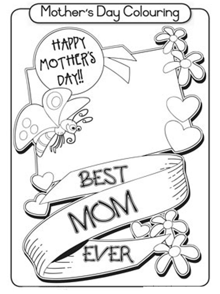 768x1024 Free Printable Mothers Day Coloring Pages For Children Kids