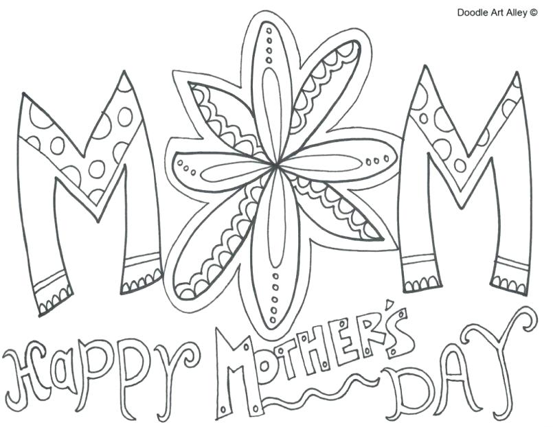 805x622 Happy Mothers Day Coloring Pages Mothers Day Coloring Free