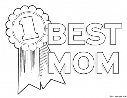438x338 Printable Happy Mothers Day Coloring Pages