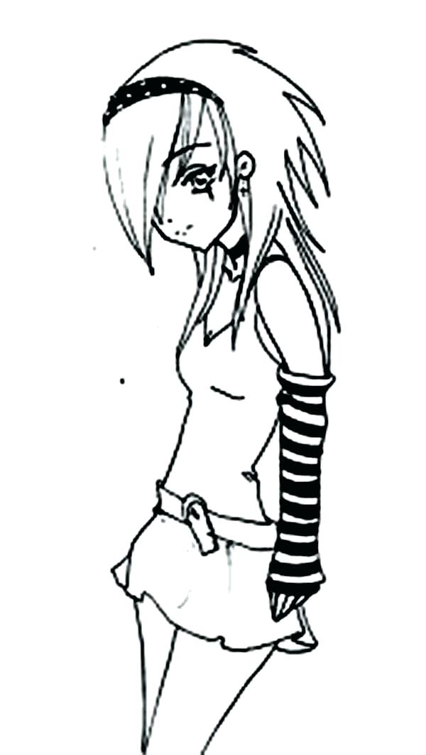 600x1062 Anime Color Page Romantic Couple Anime Coloring Page Anime Anime