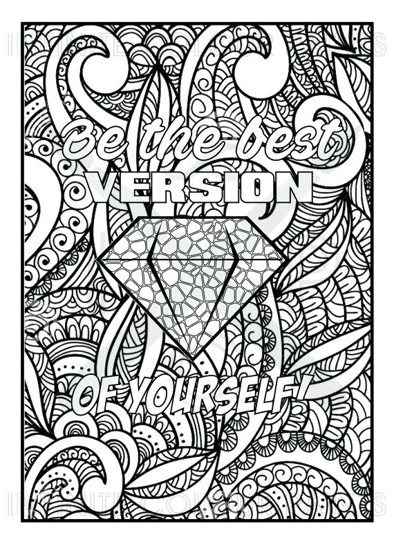 570x807 Inspirational Quotes Coloring Pages