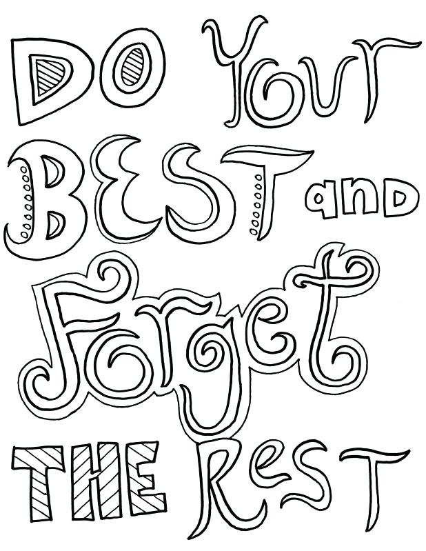 618x799 Tumblr Quotes Coloring Pages Quotes Coloring Pages For Adults