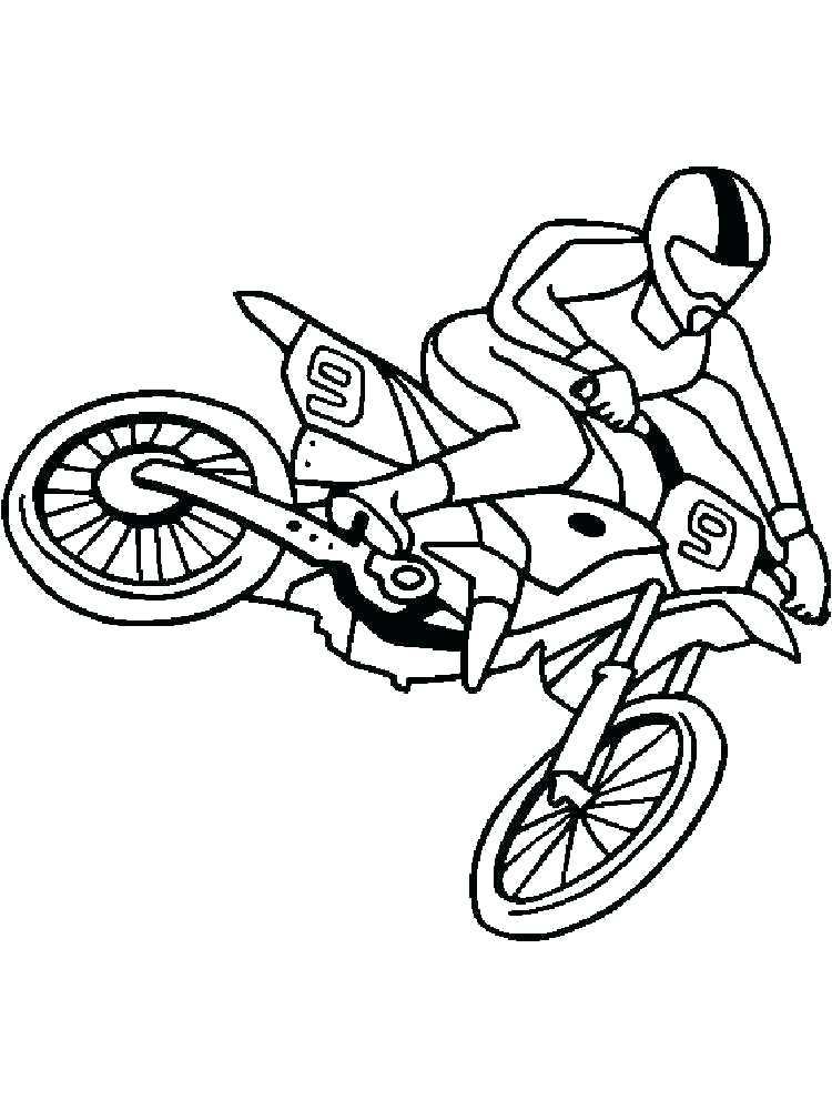 750x1000 Motocross Coloring Pages Coloring Pages Motocross Coloring Pages