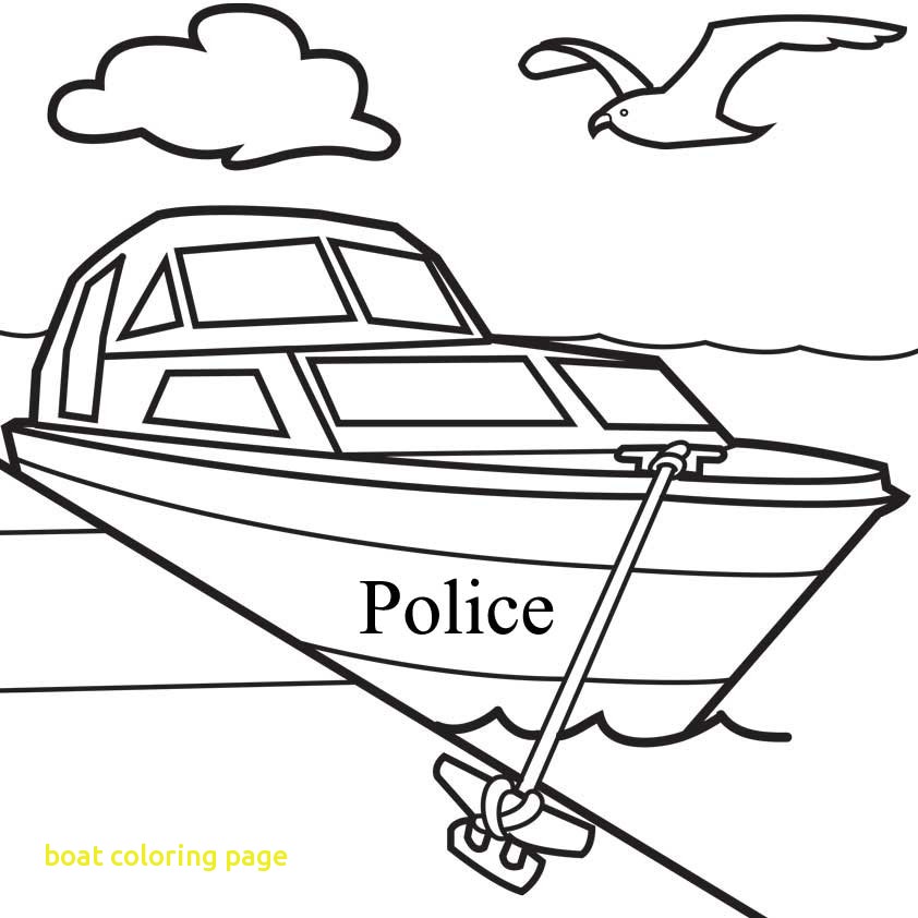 842x842 Boat Coloring Page With Motor Boat Coloring Pages