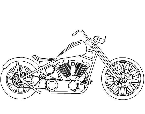 600x472 Harley Davidson Coloring Pages To Print Motorcycles, Awesome