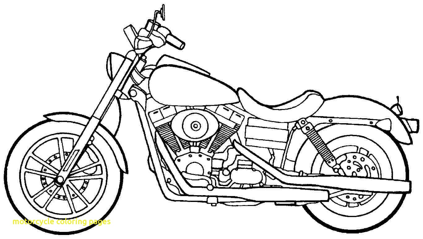 1367x774 Drawn Motorcycle Colouring Page Pencil And In Color Motor Cycle
