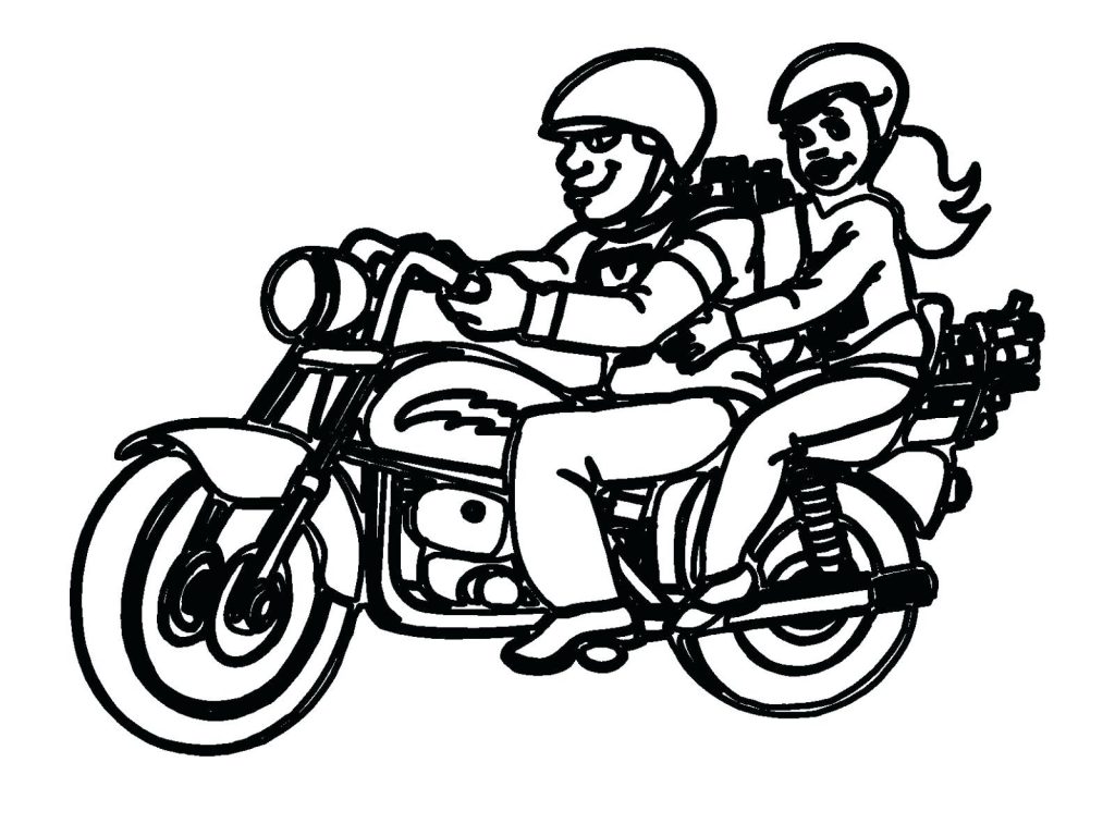 1024x768 Coloring Pages ~ Motorcycle Coloring Pages Beautiful Amazing
