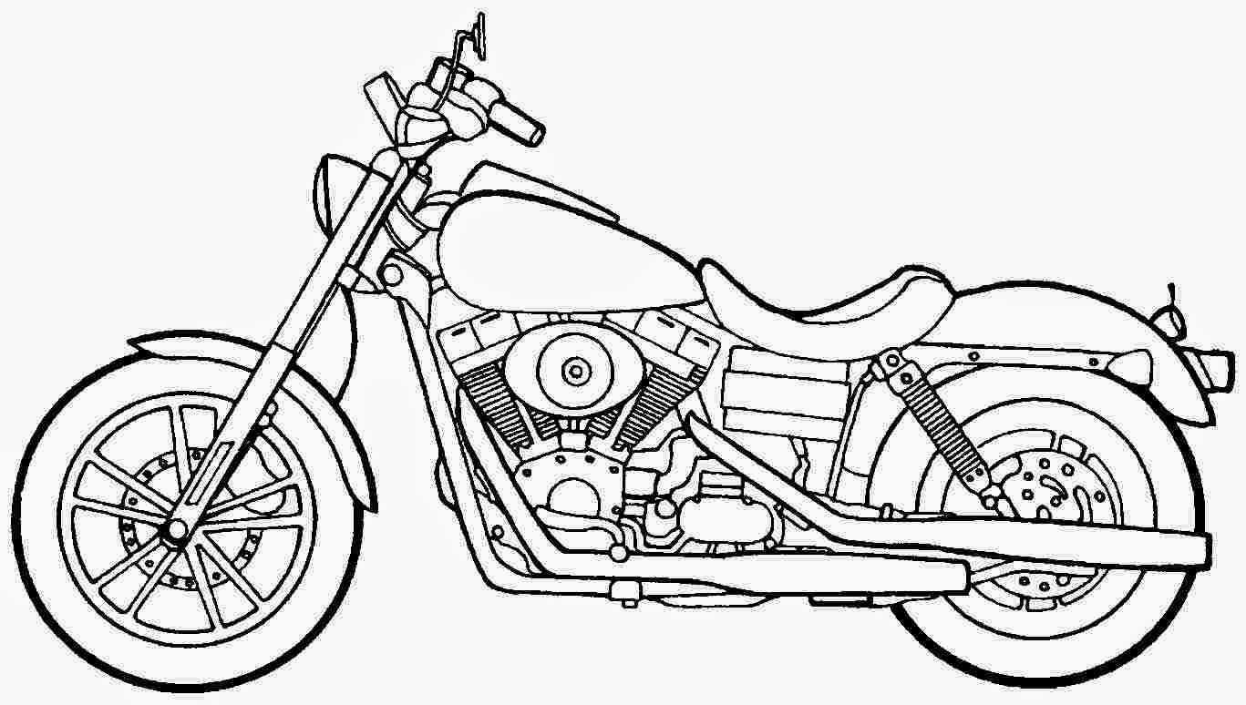 1367x774 Motorcycle Coloring Pages To Print Free Coloring Sheets
