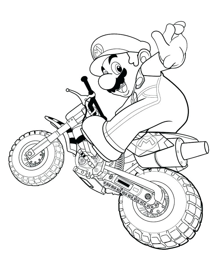 736x916 Motorcycle Coloring Pages Printable Also Riding Free Police