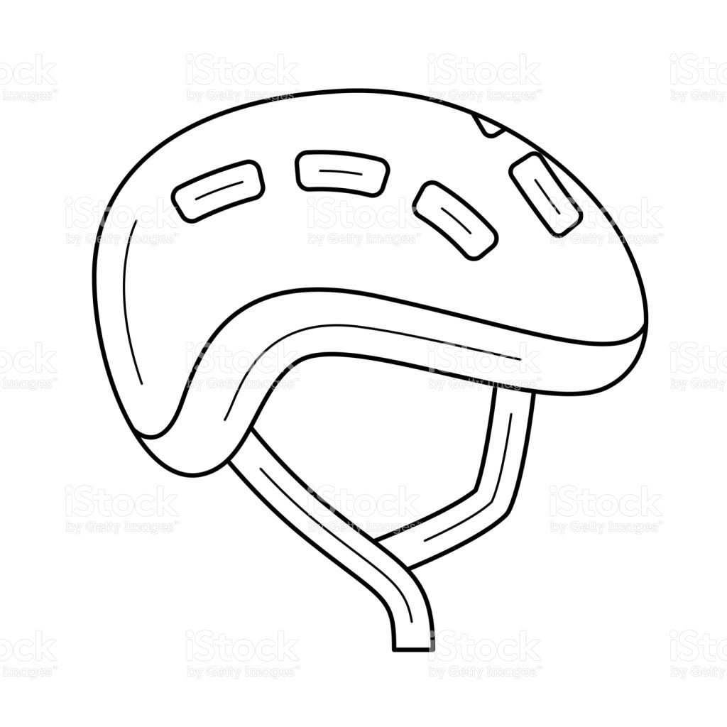 Motorcycle Helmet Coloring Pages