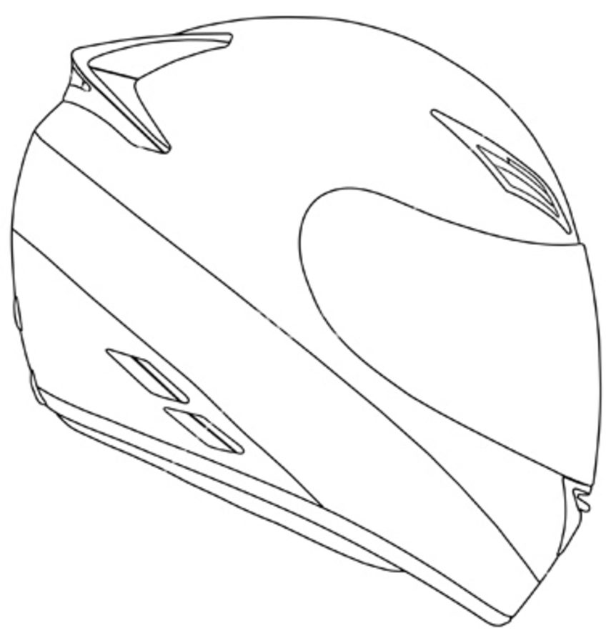 855x900 Coloring Pages Motorcycle Helmet, Printable For Kids Amp Adults, Free