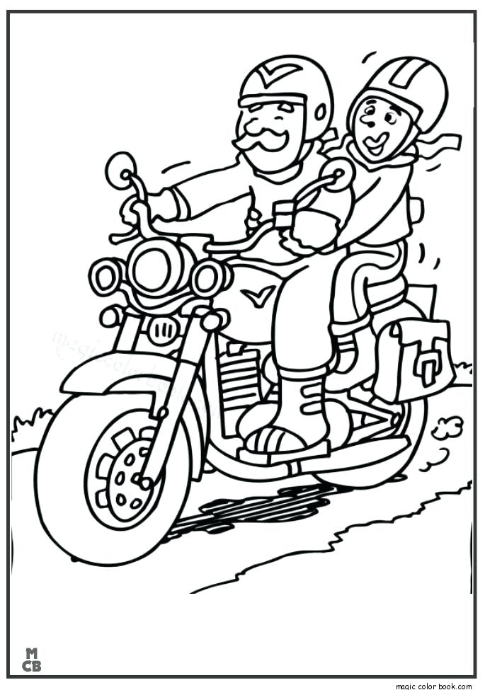 685x975 Motorcycle Coloring Pages Free Print Out Grandpa Drive Motorcycle