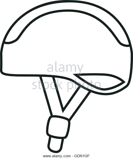 455x540 Bicycle Coloring Pages Bicycle Coloring Page Bike Helmet Coloring