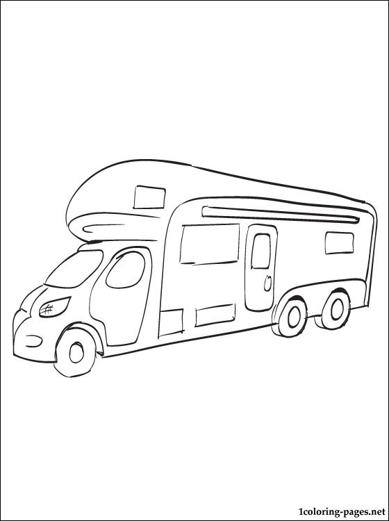 560x750 Motorhome Coloring Page Coloring Pages