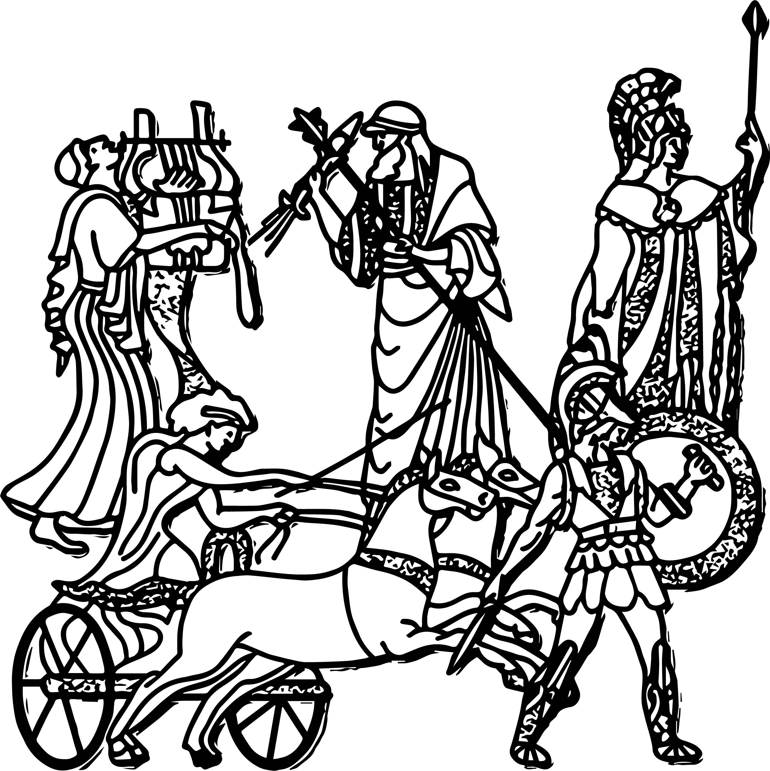2470x2472 Ancient Greece Civilization Coloring Page Wecoloringpage