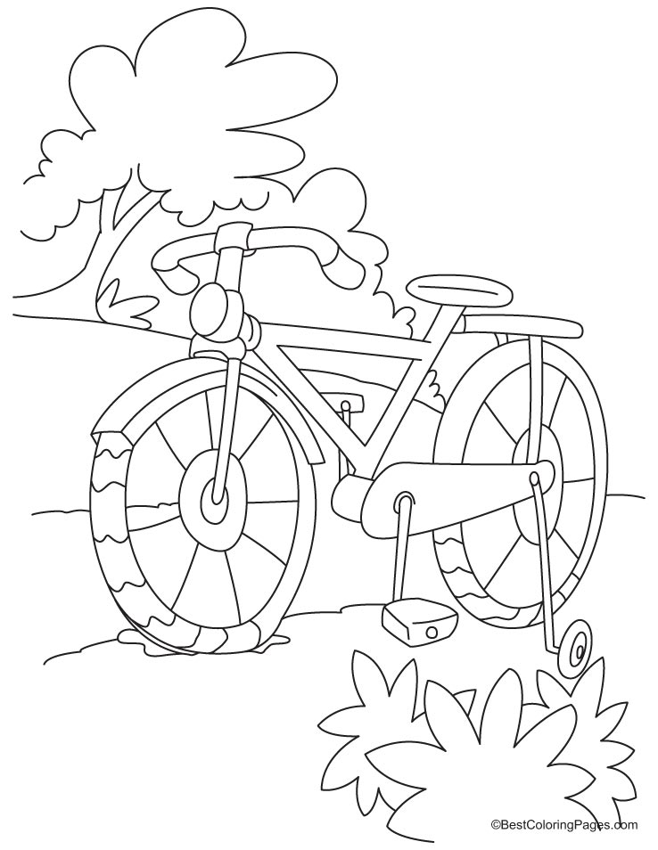 738x954 Kids Bike Coloring Pages