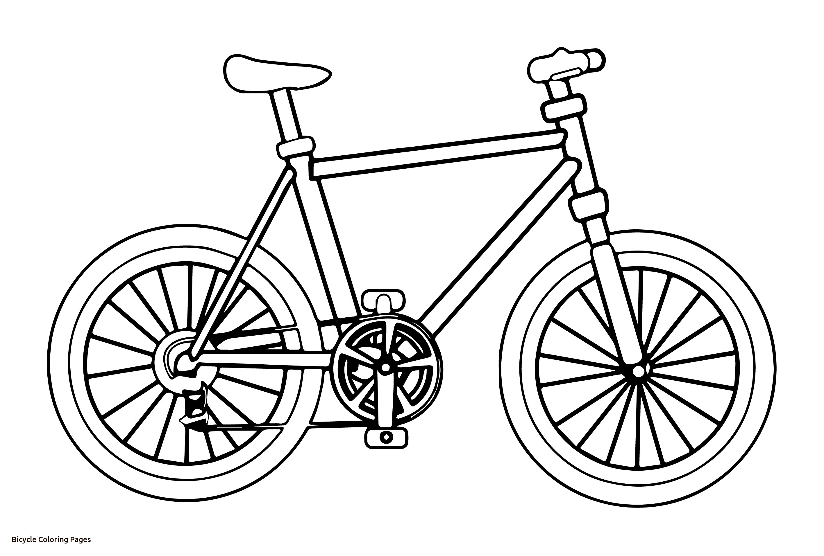 2835x1915 Tremendous Bicycle Coloring Pages Preschool Exploit Bike Colouring