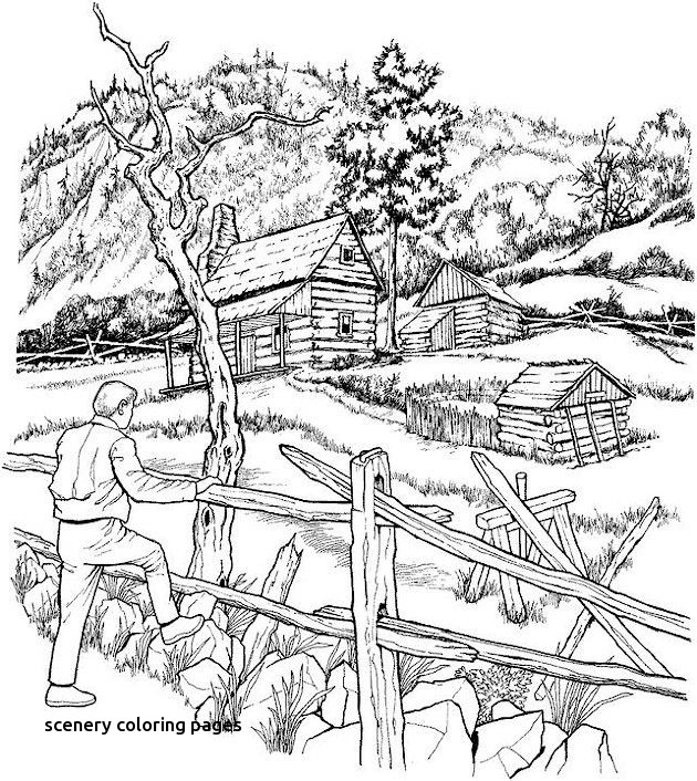 630x706 Emejing Mountain Landscape Coloring Pages Gallery Triamterene
