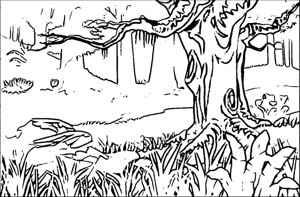 1024x673 Landscape Coloring Pages Mountain Landscape Coloring Pages Simple