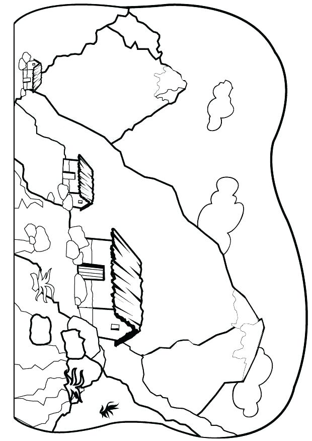 620x875 Mountains Coloring Page Mountain Coloring Page A Scenic View