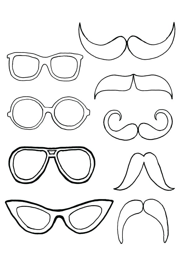 600x825 Free Mustache Coloring Pages Ideas Free Printable Coloring Pages
