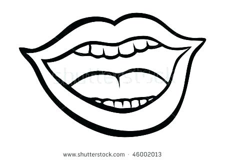 450x320 Teeth Coloring Page Lips Coloring Pages Lips Coloring Pages