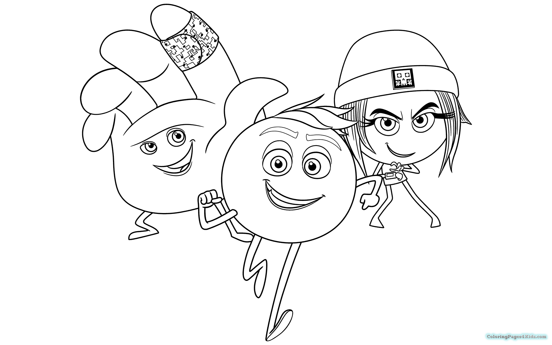 1920x1200 The Emoji Movie Coloring Pages For Kids New