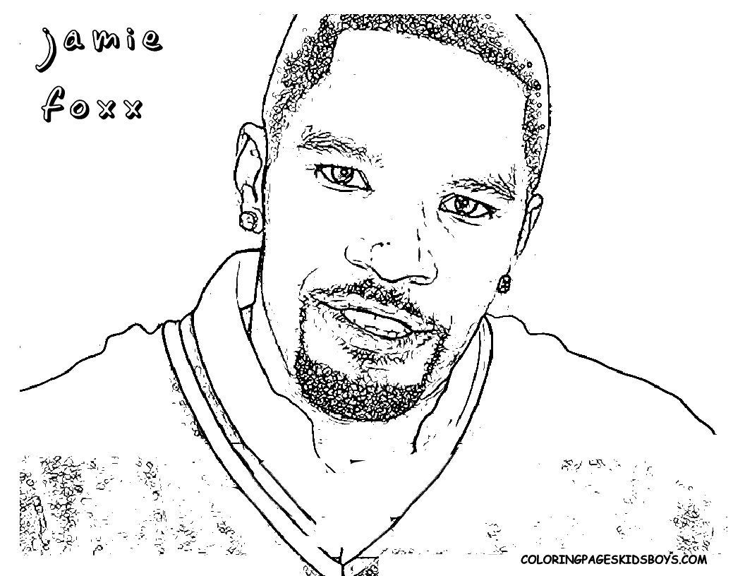 Movie Star Coloring Pages